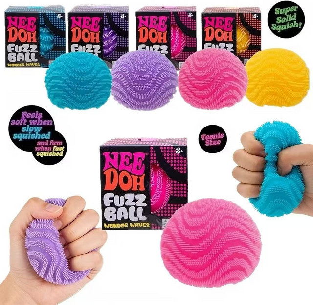 Nee Doh Fuzz Ball, Stressball, weich - Bild 1