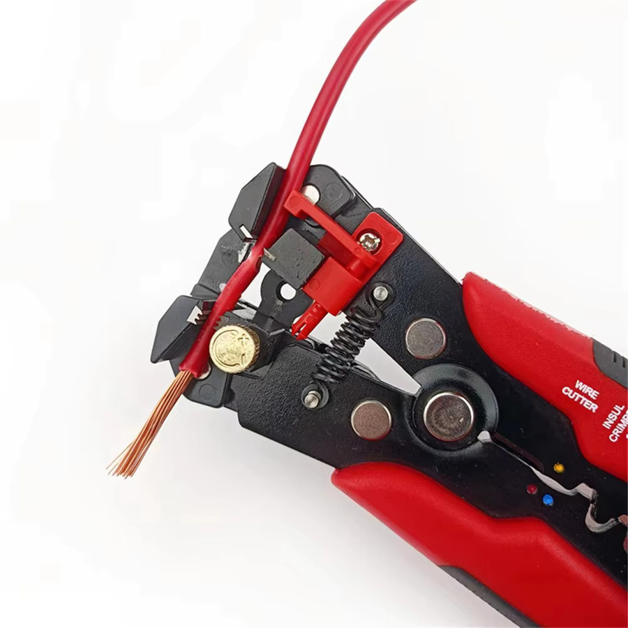 Bomurph 3-in-1 Abisolierzange zum Abisolieren von Drähten, Kabelschneiden und Crimpen - Bild 6