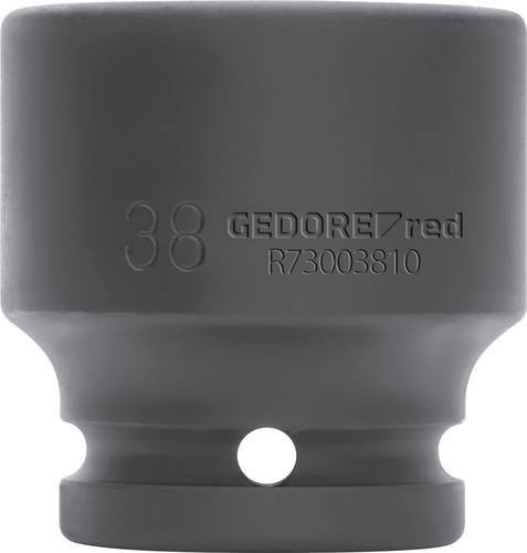 Gedore RED Kraft-Steckschlüsseleinsatz metrisch 25 mm aus Chrom-Molybdän-Stahl in Grau - Bild 1