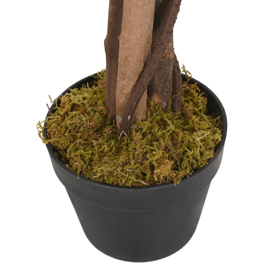 vidaXL Künstlicher Glyzinienbaum mit 560 Blättern in Grün und Weiß, Höhe: 80 cm - Bild 2