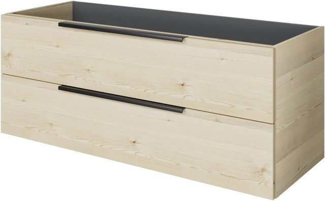 Pelipal Unterschrank Quantum 07 für Doppel-Waschtisch in Polar Pinie Quer, Breite: 120 cm, Höhe: 48 cm, Tiefe: 42,9 cm - Bild 1