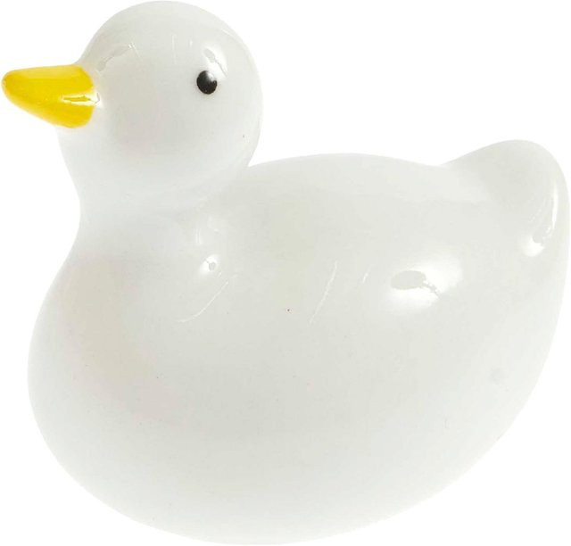 Rico Design Keramik Ente in Weiß für Ostern und Frühling - Bild 1