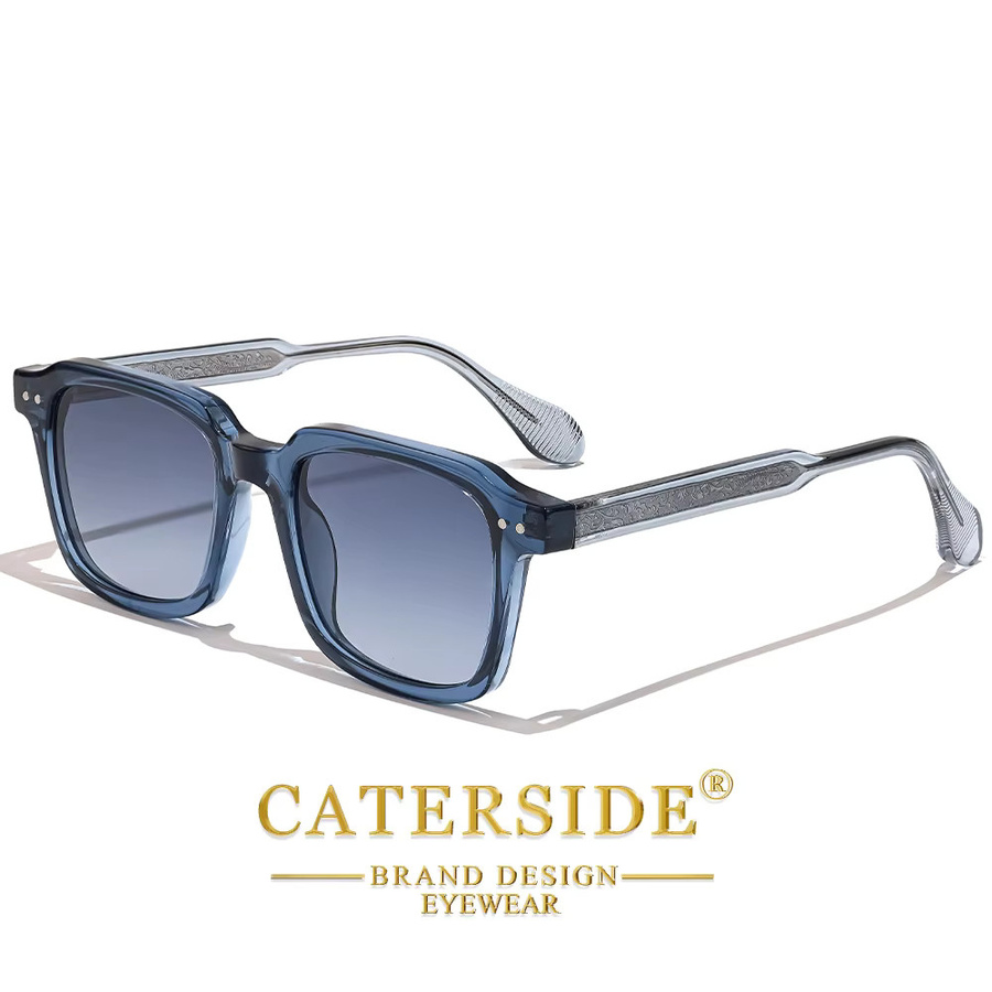 CATERSIDE Sonnenbrille, Quadratisch, Vollrand, Kunststoff, Unisex - Bild 1