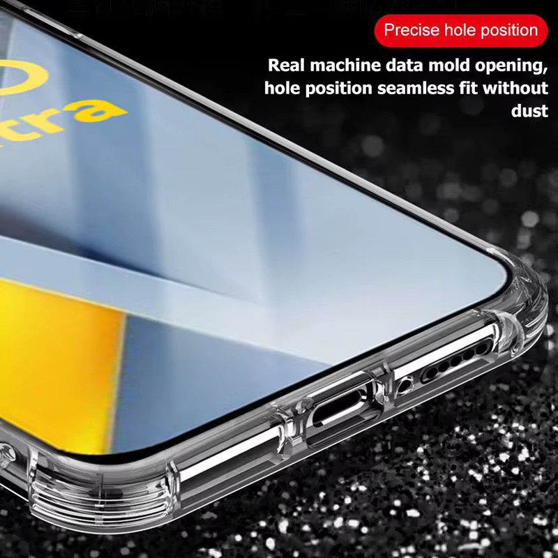 Stoßfeste Silikon Schutzhülle für Xiaomi Poco F8 Ultra 5G in Transparent - Bild 3