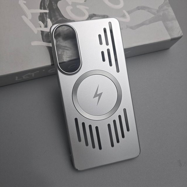 Ultra dünne magnetische PC-Schutzhülle in Silber für Samsung Galaxy S26 S25 S24 S23 S22 Ultra Plus FE und A56 A55 - Bild 1