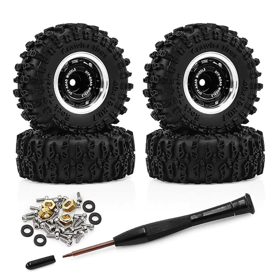 Axial Beadlock-Räder & -Reifen, 4-teiliges Set, 0,7 Zoll (40 mm) - Bild 2