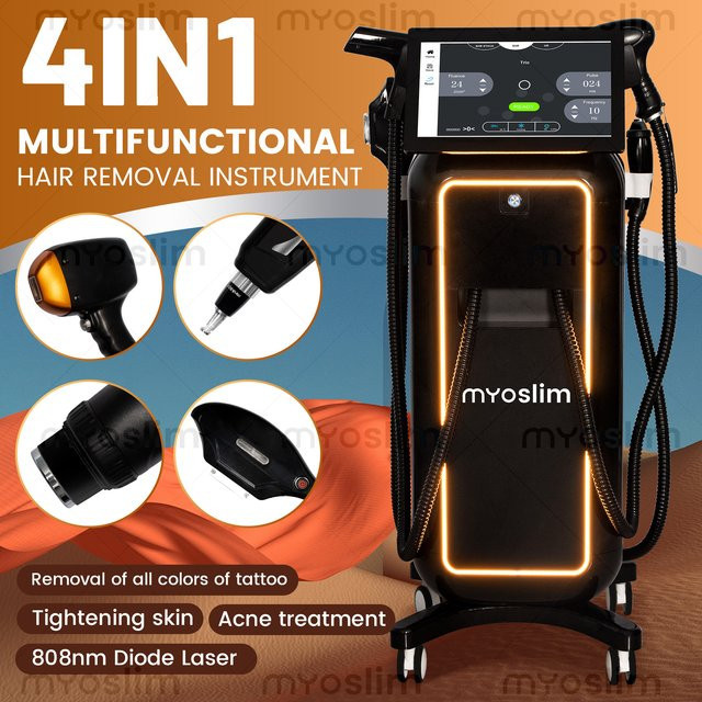 MYOSLIM 4-in-1 IPL Haarentfernungsgerät, Diodenlaser, 10 Bars - Bild 1