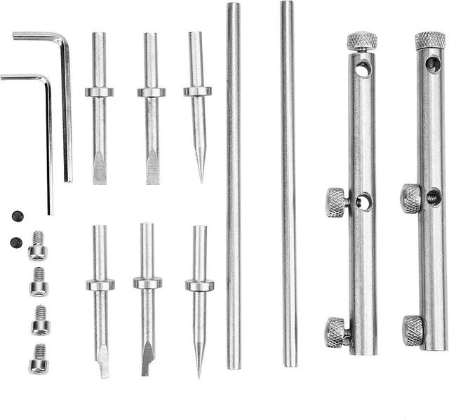 Andoer Reparaturwerkzeug-Set aus Edelstahl für Kameraobjektive, 10–110 mm, Farbe: Grau/Silber - Bild 1