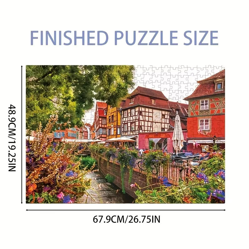 MaxRenard Komma Town Puzzle, 1000 Teile, ab 14 Jahre - Bild 3