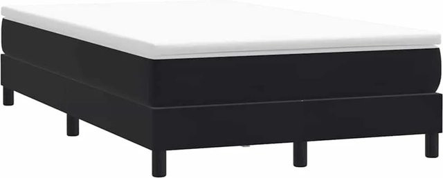 vidaXL Boxspringbett aus Samt in Schwarz ohne Matratze, B/T/H: 120 x 223 x 25 cm - Bild 1
