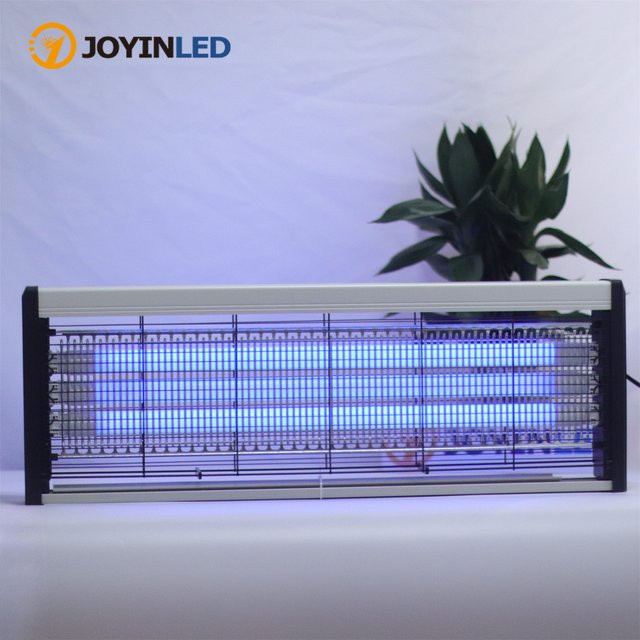 JOYINLED Elektrische Insektenfalle für Innenräume mit 2 LED-Röhren, Mückenkiller und Insektenvernichter in Weiß - Bild 1