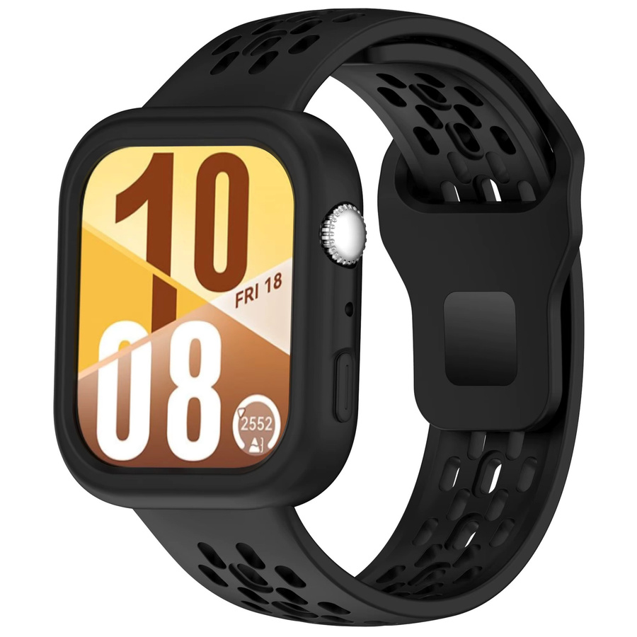 jansin Uhrenarmband Silikon, Schwarz, Huawei Watch Fit4, Fit 4 Pro - Bild 1