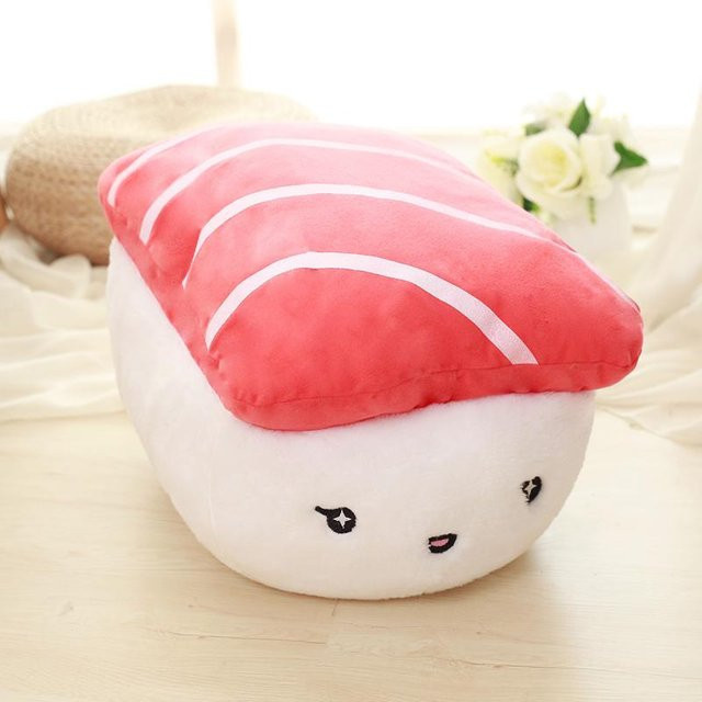 Yiran toy Sushi Plüschkissen, Plüschtier, Gelb Rot Rosa - Bild 1