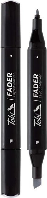 Toki Marker Fader Permanent Marker mit Keilspitze in 66 Farben Cold Grey CGII4 - Bild 1