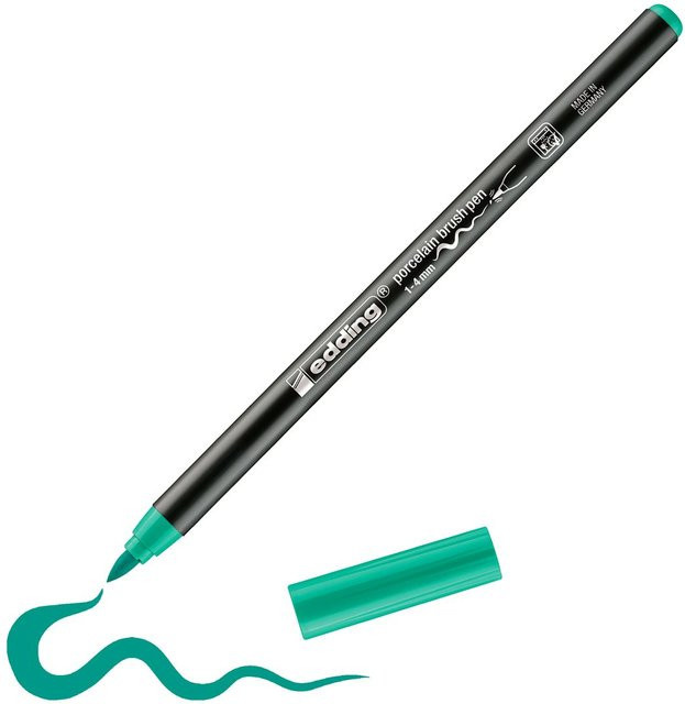 edding 4200 Porzellan-Brushpen in Jadegrün - Bild 1