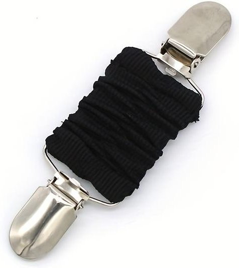 Brosche, schwarz, Damen - Bild 1