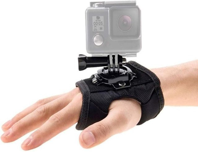Handschlaufe für GoPro Hero 12, 11, 10 und DJI OSMO Action Camera in Grau - Bild 1