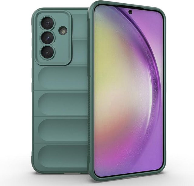 Stoßfeste Silikon-Schutzhülle für Samsung Galaxy A56 A36 A26 A16 A06 M16 M06 M35 M55 M15 A55 A35 A15 F16 F06 A05 A05S in Grün - Bild 1