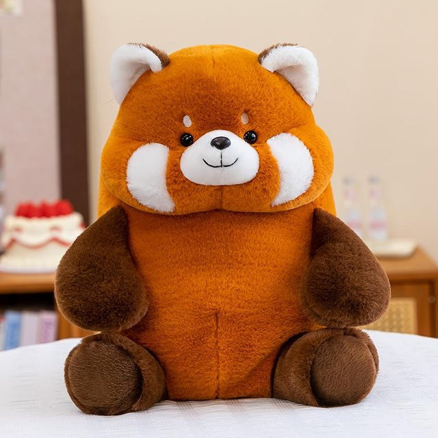 Fettförmiges Pinguin-Panda-Stofftier Kuscheltier Schlafkissen, 40cm - Bild 1