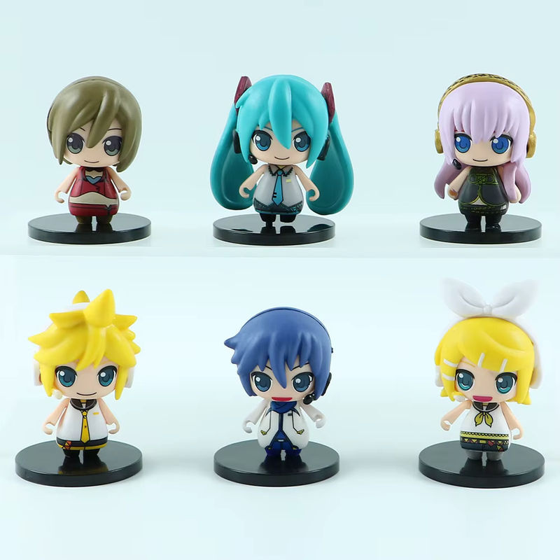 Bandai Anime Hatsune Miku KAITO Rin Len Luka Q Version Figur, 1-teiliges Set - Bild 3