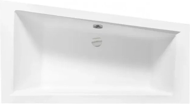 Bad Land Eckbadewanne INTIMA in Weiß mit Acrylschürze, 2 Kopfstützen, KODI Ablauf und Füßen, Rechtsausführung, B/T: 160 x 90 cm - Bild 1