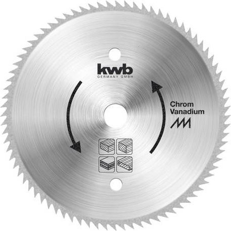 Kwb Kreissägeblatt für Holz, Farbe: Silber, Durchmesser: 200 mm, Bohrung: 30 mm - Bild 1