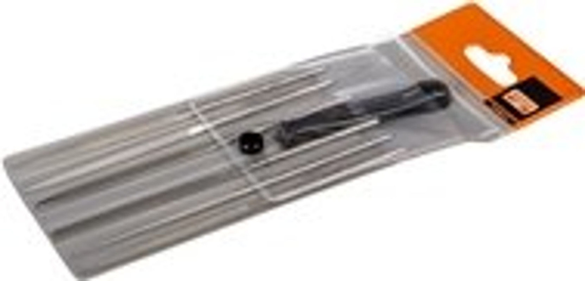 Bahco Nadelfeilenset 6-teilig in Silber mit Kunststofftasche, Länge: 140 mm - Bild 2