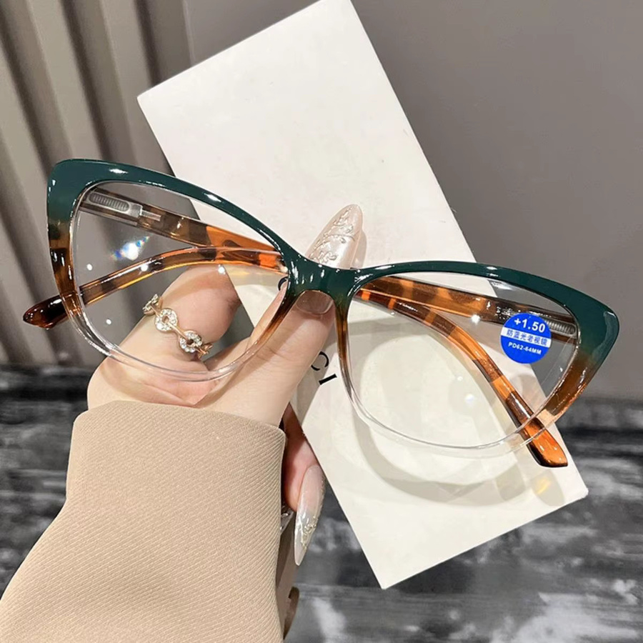 MOYOKA Lesebrille Cat-Eye, Vollrand, Kunststoff, Unisex - Bild 3