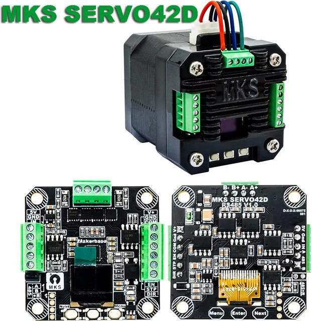 MKS SERVO42D NEMA17 Closed-Loop-Schrittmotortreiber für CNC und 3D-Drucker mit Gen_L FOC in Schwarz - Bild 1
