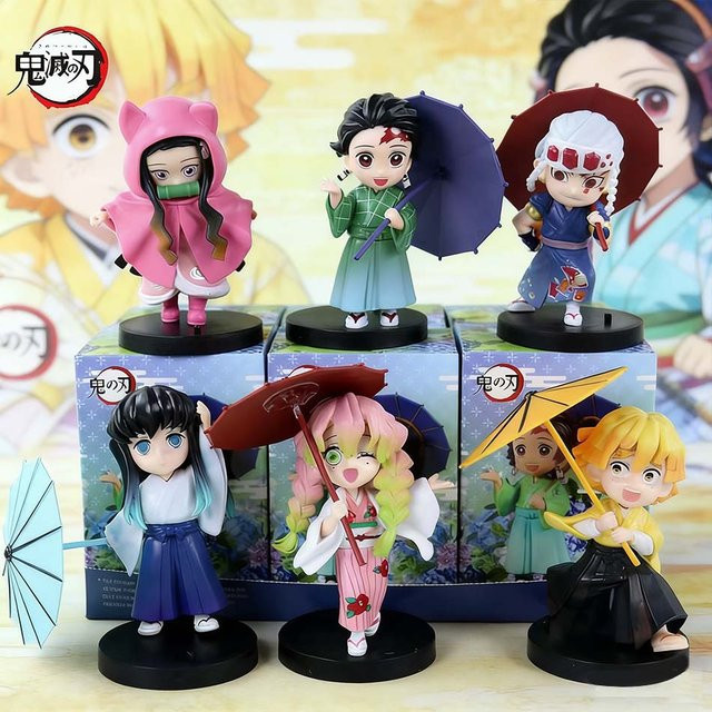 Bandai Demon Slayer Modellfiguren, 6-teiliges Set, Mystery Box Figuren - Bild 1