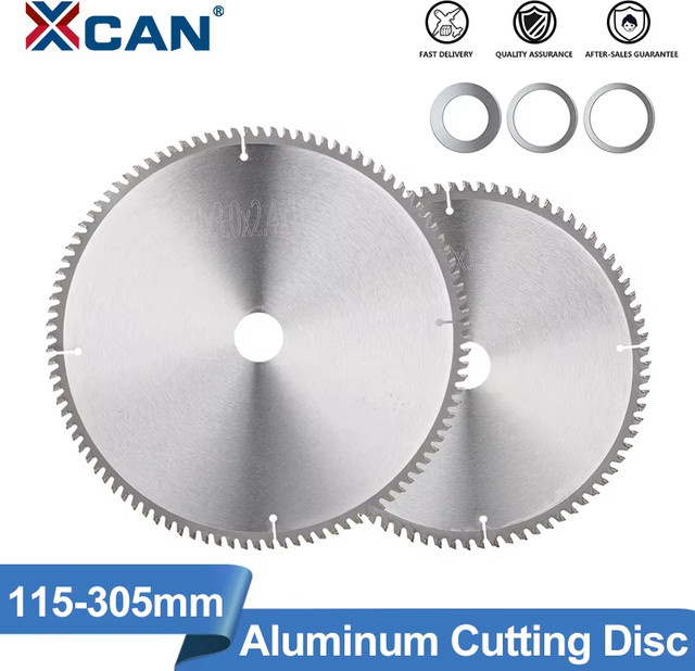 XCAN Hartmetall-Kreissägeblatt für Metall, Silber, 40 Zähne - Bild 1