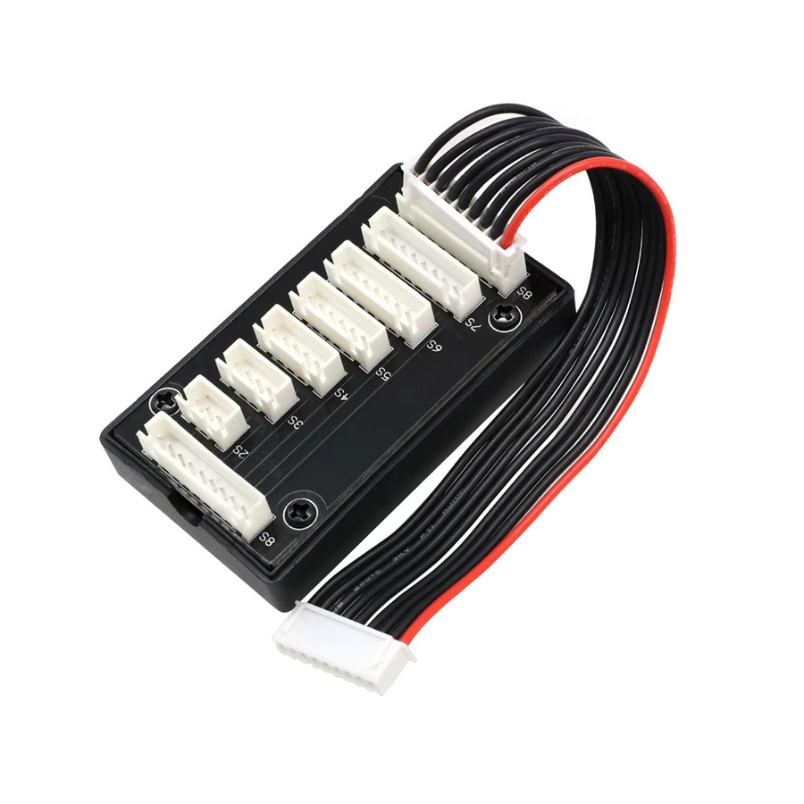 U-Angel-1988 Parallel Lade Adapter Board für 2-8S LiPo und Li-Ion Batterien in Schwarz - Bild 2