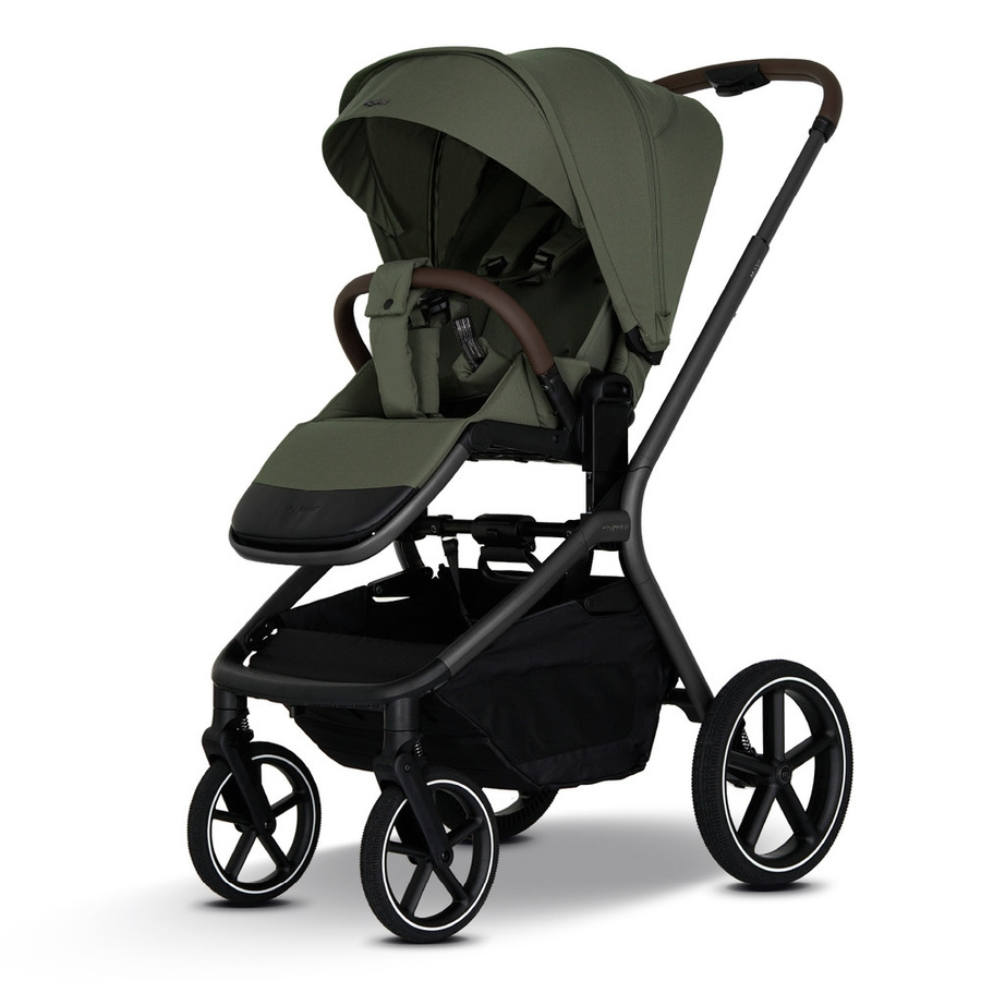 My Junior MAVI 2in1-Starter-Set Kombikinderwagen in Olive Grün mit Babywanne und Sportsitz - Bild 1