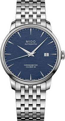 Mido Armbanduhr Automatik, Edelstahl, Blau, Herren - Bild 1