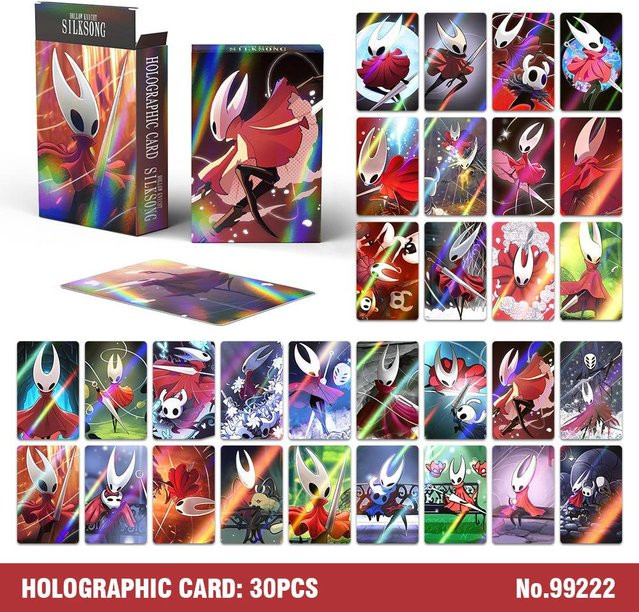 Wucifang Jewelry Hollow Knight Sammelkarten Set, 30-teiliges Set, ab 14 Jahren - Bild 1