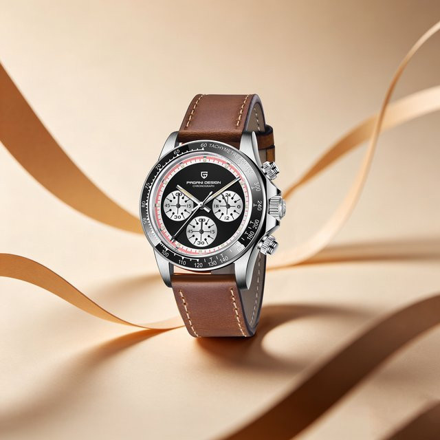 PAGANI DESIGN Tauchchronograph, Quarz, Edelstahl, Saphirglas, Herren - Bild 1