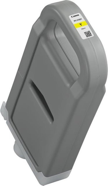 Canon PFI-3700 Y Tintenbehälter Gelb 700 ml für imagePROGRAF GP-4600S, GP-6600S, PRO-2600, PRO-4600, PRO-6600 - Bild 1