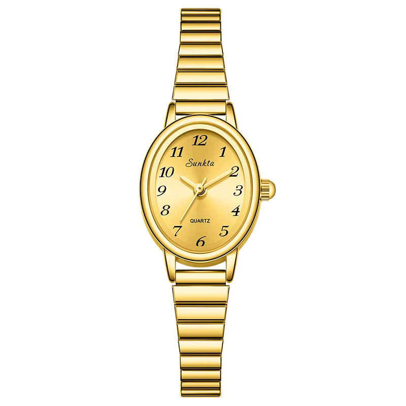 SUNKTA Armbanduhr Quarz, Edelstahl, Blau, Damen - Bild 4