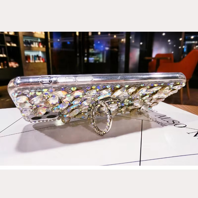 Luxus Glitzer Handyhülle mit Strass für Samsung Galaxy A22 A32 A52 A71 A5 A72 A73 A53 A33 A55 A54 in Multicolour - Bild 3