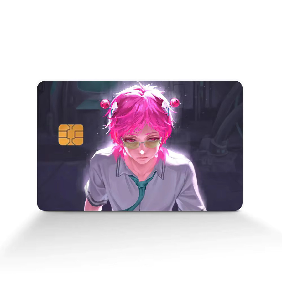 Saiki Kusuo Das katastrophale Leben von Saiki K wasserfeste Aufkleber Set mit VISA-Kreditkarte und U-Bahn-Zugangskarte Multicolor - Bild 5