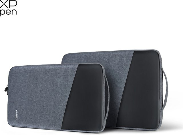 XPPen Schutzhülle in Grau als Schutztasche und Reisetasche für Stift-Displays und grafische Tablet-Monitore von 12 bis 16 Zoll - Bild 1