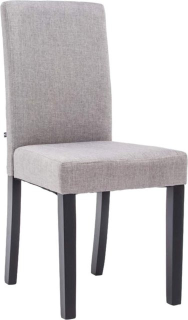CLP Esszimmerstuhl Ina Polsterstuhl mit Holzgestell und Stoffbezug in modernem Design, Sitzhöhe: 47 cm - Bild 1