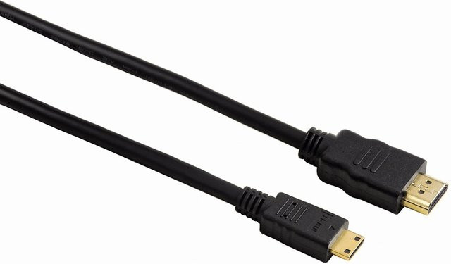 Hama High Speed HDMI zu Mini HDMI Kabel mit Ethernet in Schwarz, Länge: 2 m - Bild 1