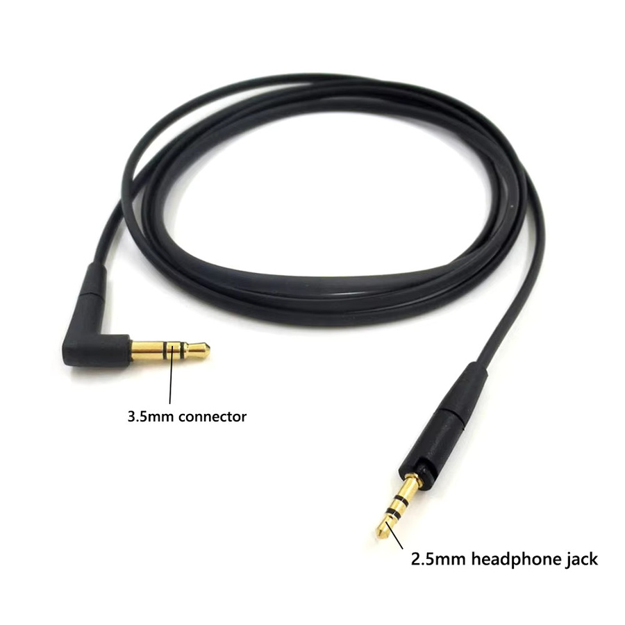 Sennheiser Ersatz-Audiokabel für MOMENTUM 3, HD400S, HD450BT und HD458BT, 3,5 mm auf 2,5 mm Jack, Schwarz - Bild 4