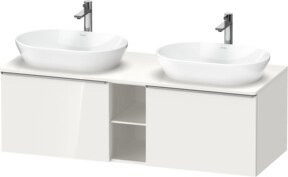 Duravit Waschtischunterschrank D-Neo in Weiß, Wandhängend, B/T/H: 140 x 55 x 45,9 cm - Bild 1