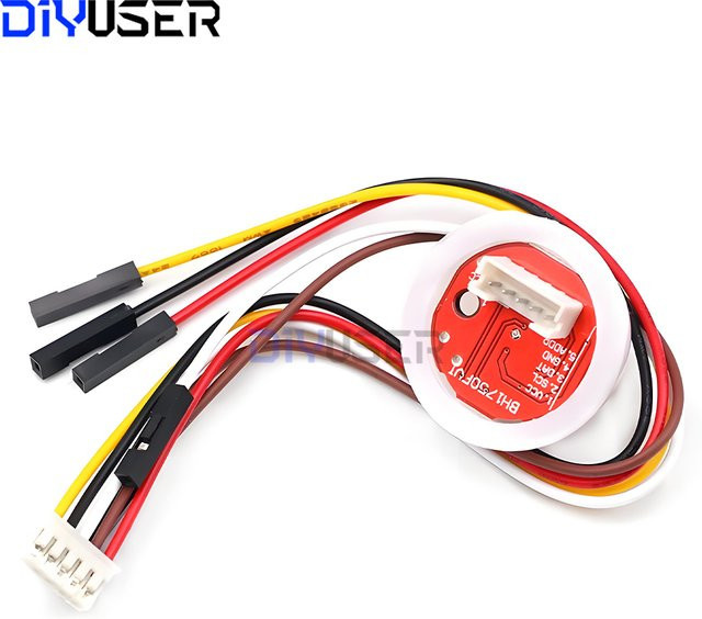 DIYUSER BH1750FVI Beleuchtungsstärkesensormodul I2C Digital zur Lichtintensitätserkennung Mini Ball - Bild 1