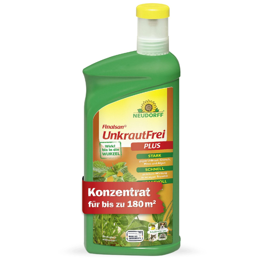 Neudorff Finalsan Unkrautfrei Plus biologisches Unkrautvernichtungsmittel auf Fettsäurebasis, 1 l - Bild 2