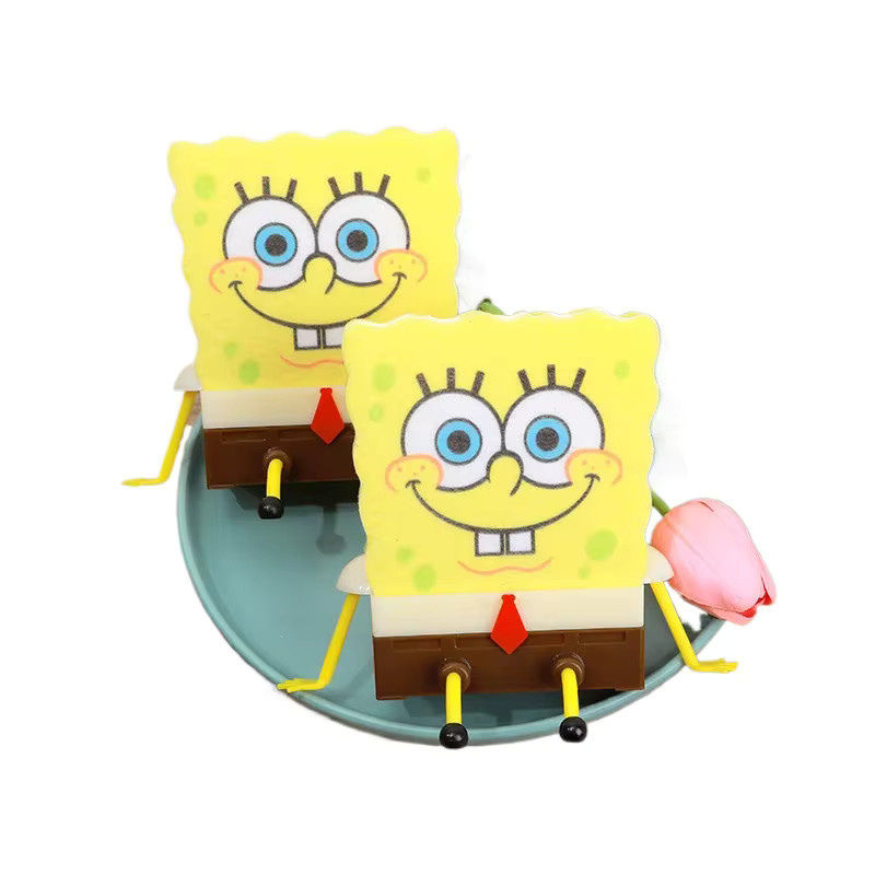 SpongeBob Spülbecken-Abtropfkorb und Schwammhalter von Potdemiel in Gelb aus Kunststoff - Bild 3