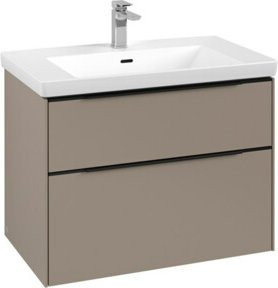 V&B Waschtischunterschrank Subway 3.0 in Taupe, B/H/T: 77,2 x 47,8 x 47,8 cm - Bild 1