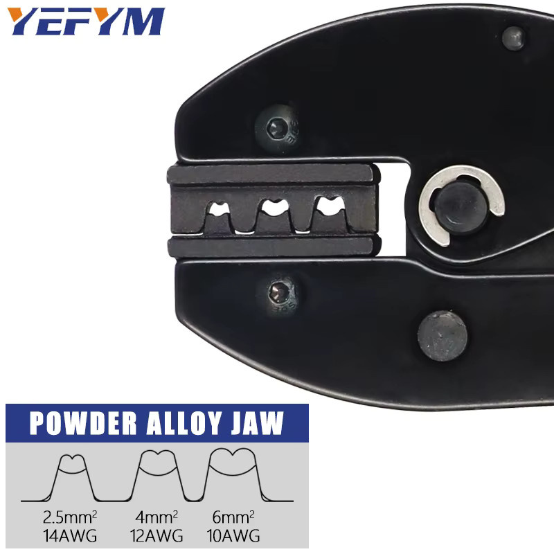 YEFYM Solar-PV-Kabel-Crimpwerkzeug Kit LY-2546B mit Abisolierer YE-1R, Solarschlüssel und Solar-Steckverbinder-Sets für 2,5/4/6mm² - Bild 3